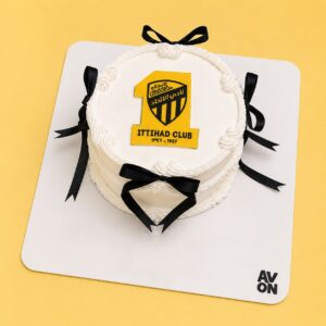 هدية كيك لمحبي الاتحاد — لأن الاتحادي يستحق أكثر من مجرد تهنئة 💛🖤