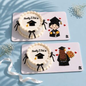 كيكة إنجاز التخرج — لما الكيكة تحكي قصة الكفاح بأكملها 💪🎓