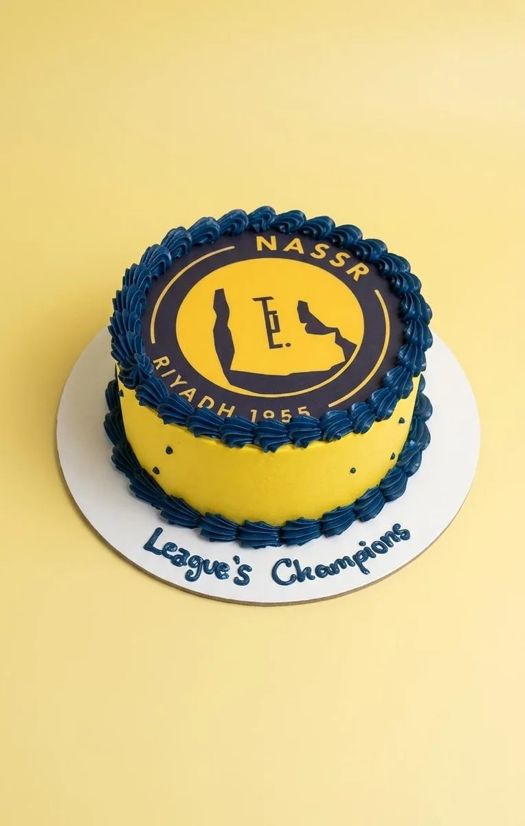 Champion Al Nassr cake for fans by Avon Cake