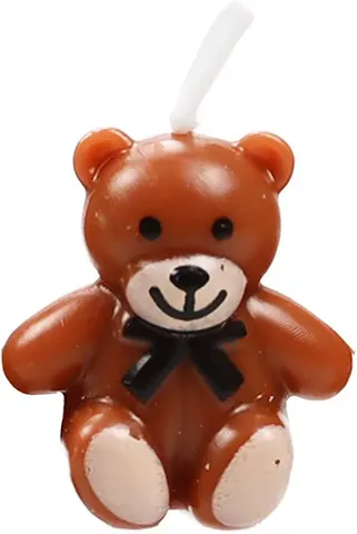 Bear-shaped candle by Avon Cake