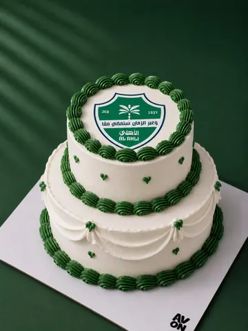 كيكة دورين الأهلي 💚